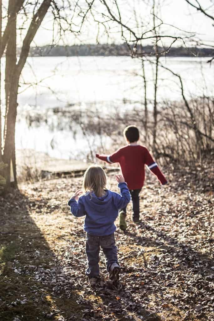 Photo Of Children Near Lake